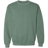Heavy Blend Crewneck Sweatshirt Heather Green S Crewneck Sweatshirts