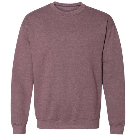 Heavy Blend Crewneck Sweatshirt Heather Maroon S Crewneck Sweatshirts