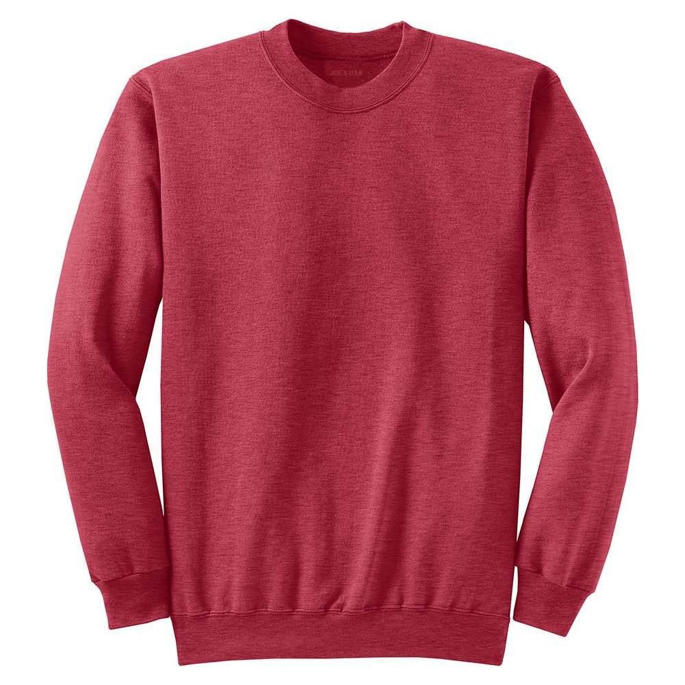Heavy Blend Crewneck Sweatshirt Heather Red S Crewneck Sweatshirts