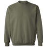 Heavy Blend Crewneck Sweatshirt Military Green S Crewneck Sweatshirts