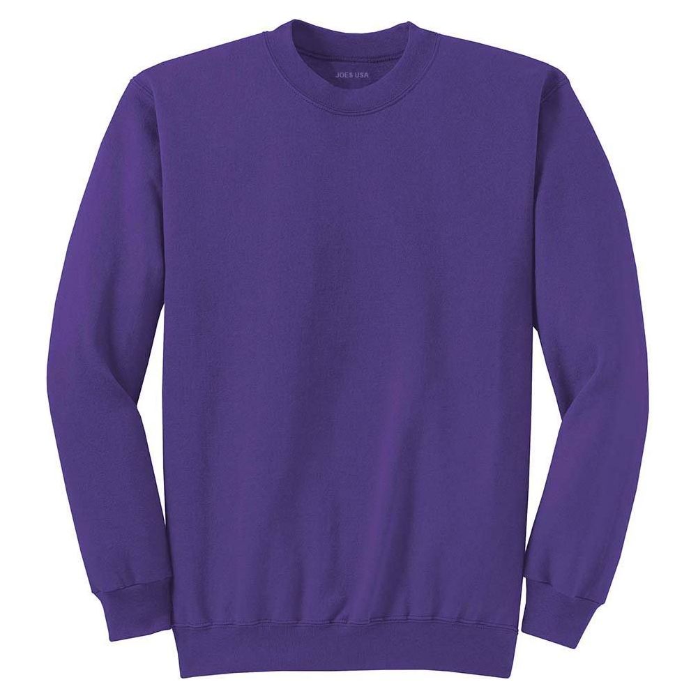 Heavy Blend Crewneck Sweatshirt Purple S Crewneck Sweatshirts