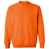 Heavy Blend Crewneck Sweatshirt Safety Orange S Crewneck Sweatshirts