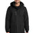 Heavyweight Waterproof Zippered Parka Black X - Small Insulated Jackets