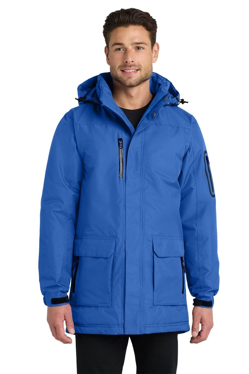Heavyweight Waterproof Zippered Parka Royal X - Small Insulated Jackets