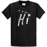 Hi Hawaiian Islands Tee Big and Tall Sizes Small Black/w Short Sleeve T-Shirts
