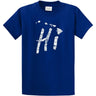 Hi Hawaiian Islands Tee Big and Tall Sizes Small Deep Marine/w Short Sleeve T-Shirts