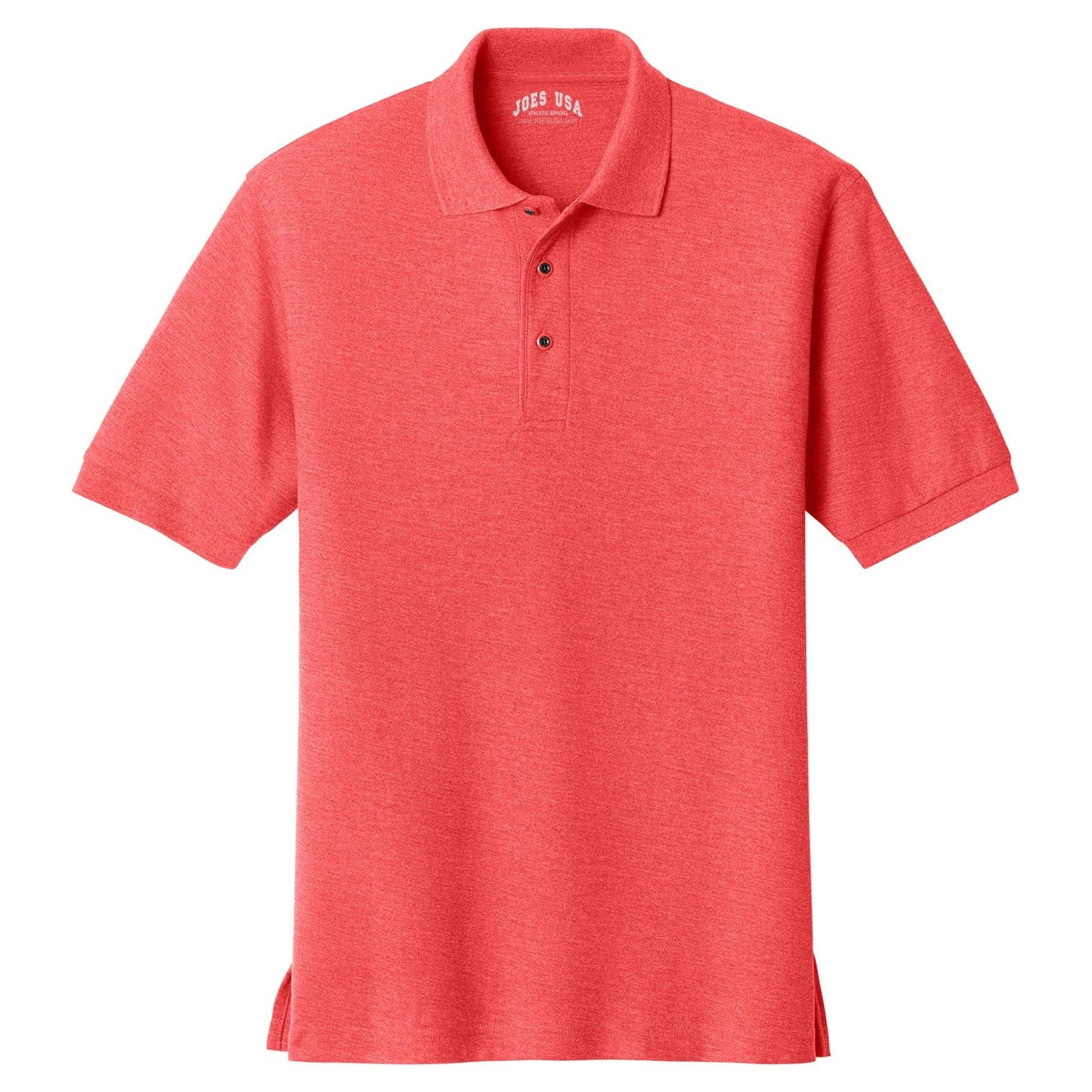 Joe's USA Men's Silk Touch™ Polo Polos/Knits Joe's USA Hibiscus X-Small