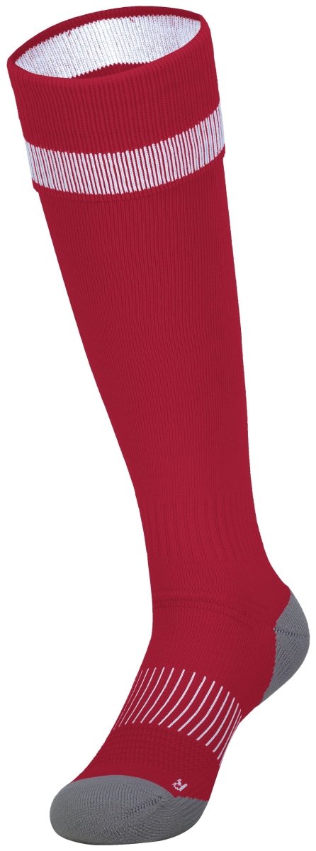 HighFive Impact+ Soccer Socks 329120 SCARLET/WHITE/GRAPHITE S