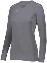 HighFive Ladies TruHit Long Sleeve Jersey 342212 GRAPHITE S