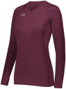 HighFive Ladies TruHit Long Sleeve Jersey 342212 MAROON (HLW) S