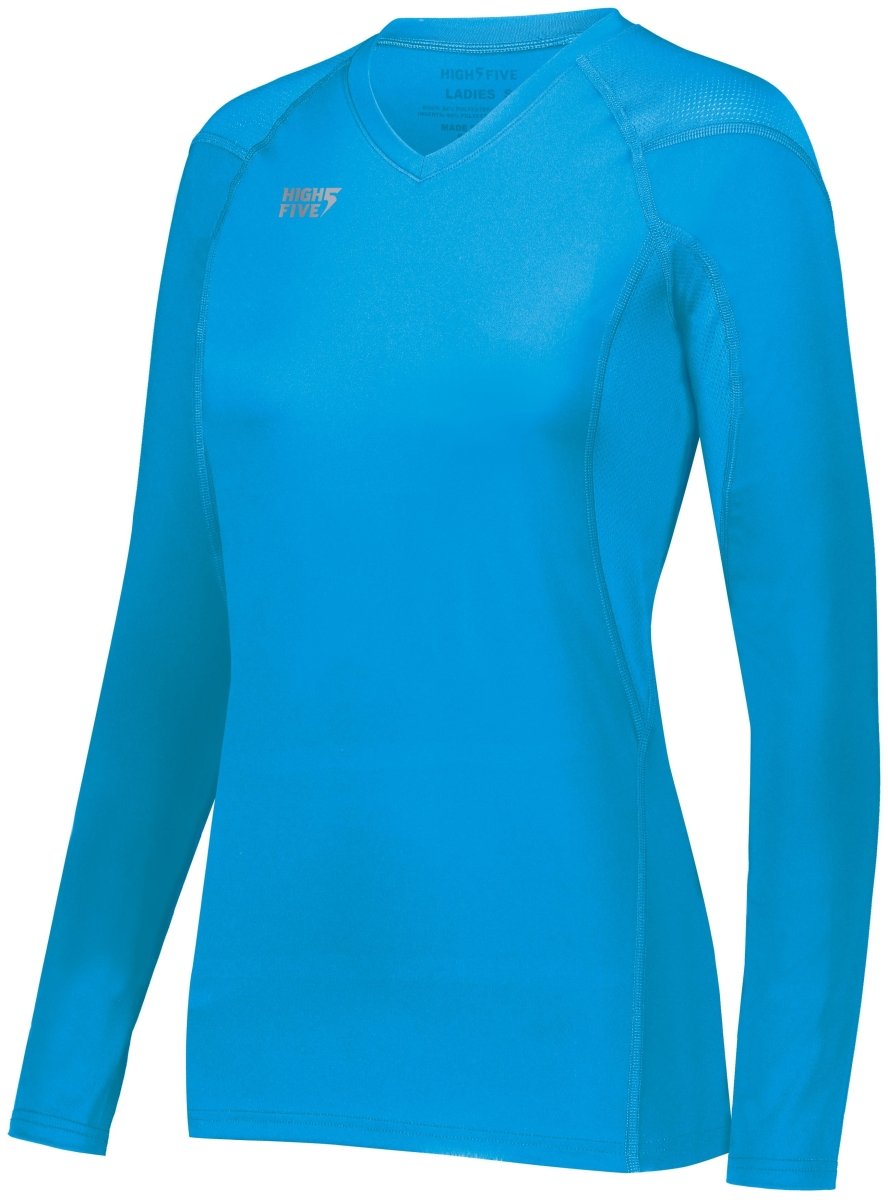 HighFive Ladies TruHit Long Sleeve Jersey 342212 POWER BLUE S