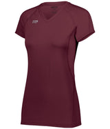 HighFive Ladies TruHit Short Sleeve Jersey 342222 MAROON (HLW) S