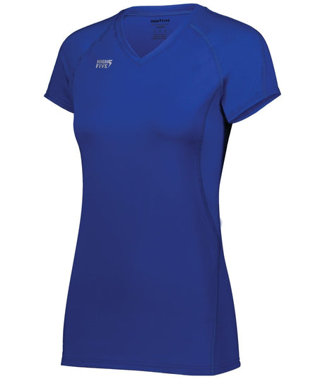 HighFive Ladies TruHit Short Sleeve Jersey 342222 ROYAL S