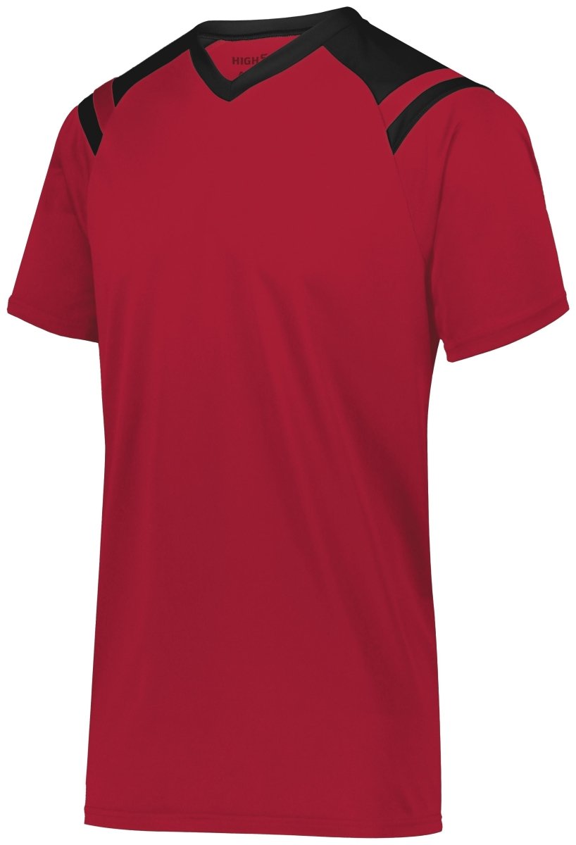 HighFive Sheffield Soccer Jersey 322970 SCARLET/BLACK S