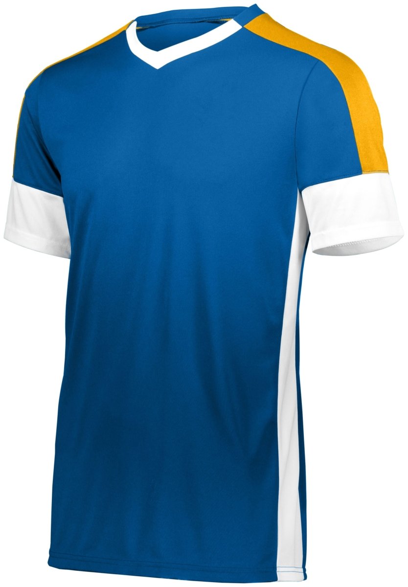 HighFive Wembley Soccer Jersey 322930 ROYAL/WHITE/ATHLETIC GOLD S