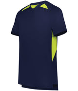 HighFive Youth Hawk Evolution Soccer Jersey 322991 NAVY/LIME S