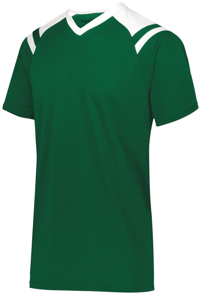 HighFive Youth Sheffield Soccer Jersey 322971 DARK GREEN/WHITE XXS