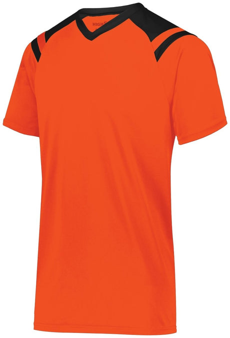 HighFive Youth Sheffield Soccer Jersey 322971 ELECTRIC ORANGE/BLACK XXS