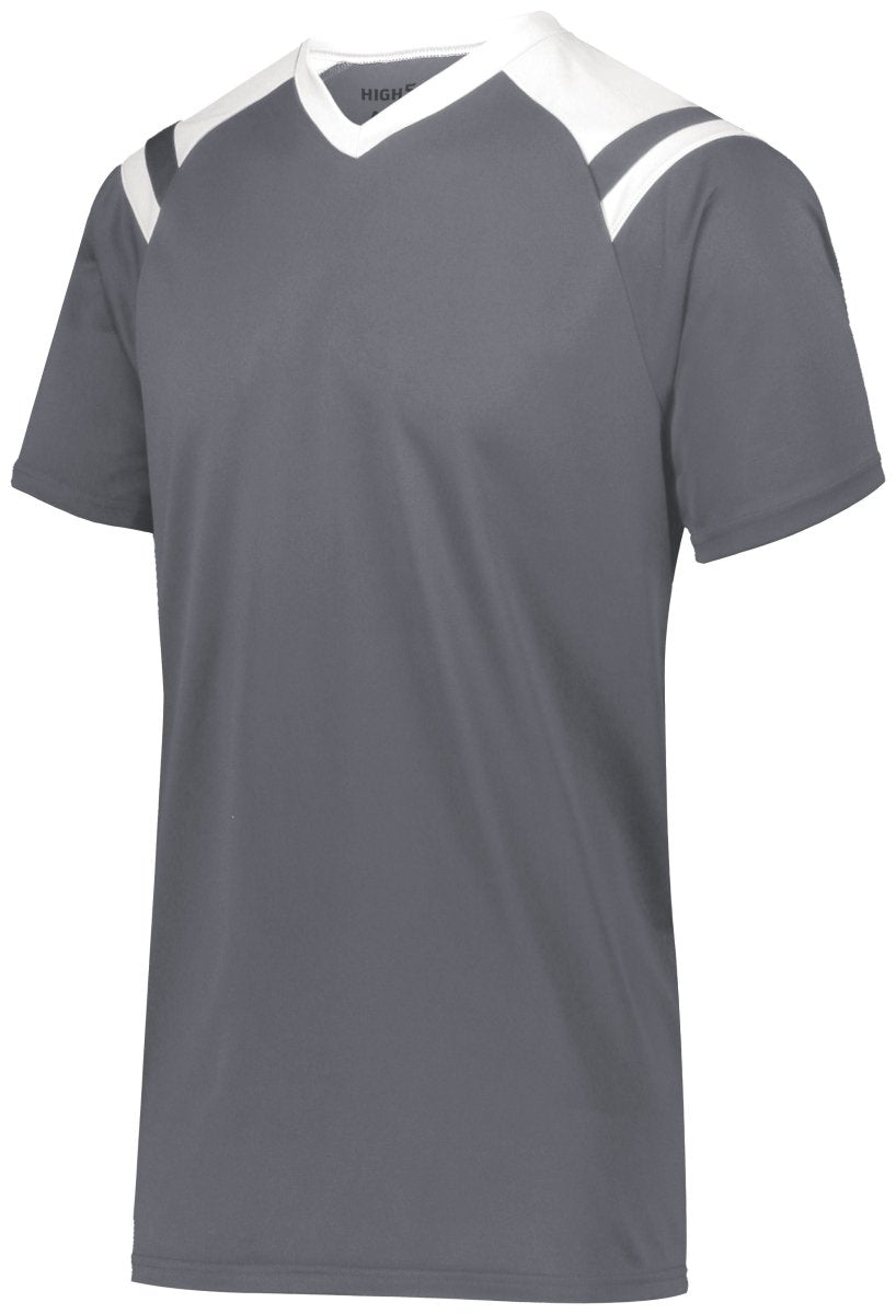 HighFive Youth Sheffield Soccer Jersey 322971 GRAPHITE/WHITE XXS