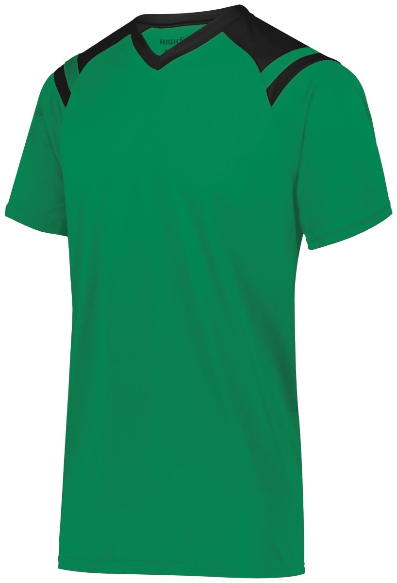 HighFive Youth Sheffield Soccer Jersey 322971 KELLY/BLACK XXS