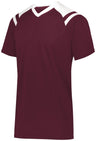 HighFive Youth Sheffield Soccer Jersey 322971 MAROON/WHITE XXS