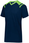 HighFive Youth Sheffield Soccer Jersey 322971 NAVY/LIME XXS