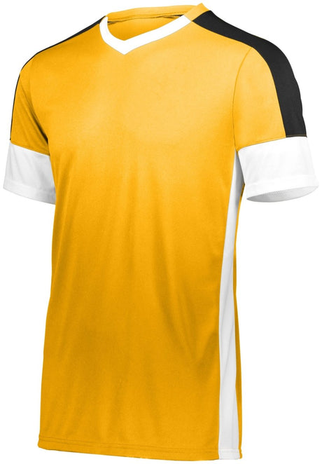 HighFive Youth Wembley Soccer Jersey 322931 ATHLETIC GOLD/WHITE/BLACK S