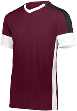 HighFive Youth Wembley Soccer Jersey 322931 MAROON/WHITE/BLACK S