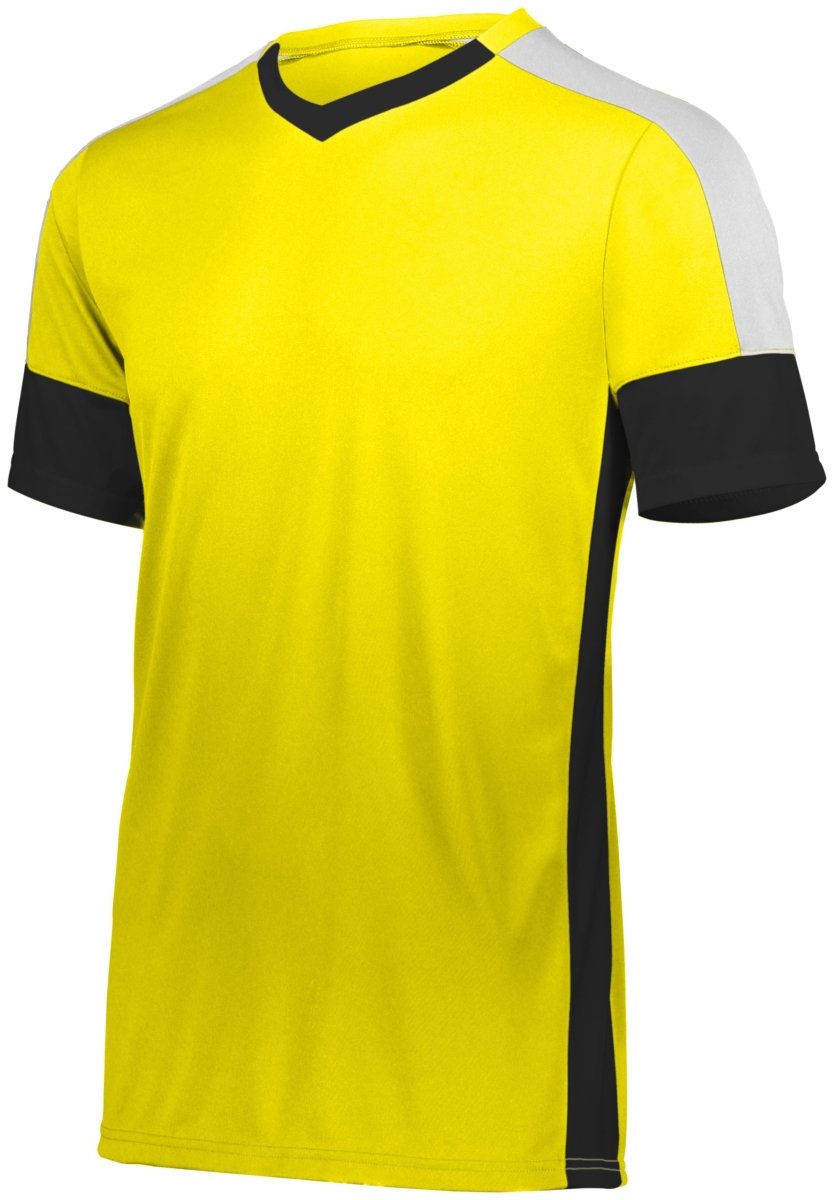 HighFive Youth Wembley Soccer Jersey 322931 POWER YELLOW/BLACK/WHITE S