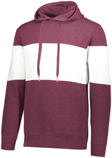 Holloway All - American Hoodie 229563 MAROON HEATHER/WHITE S