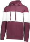 Holloway All - American Hoodie 229563 MAROON HEATHER/WHITE S