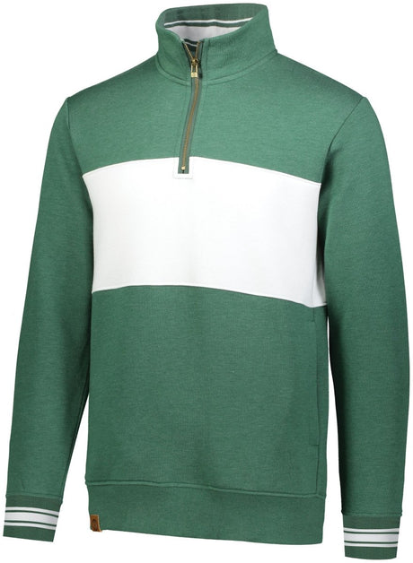 Holloway All - American Pullover 229565 DARK GREEN HEATHER/WHITE S