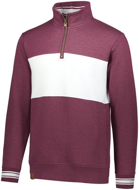Holloway All - American Pullover 229565 MAROON HEATHER/WHITE S