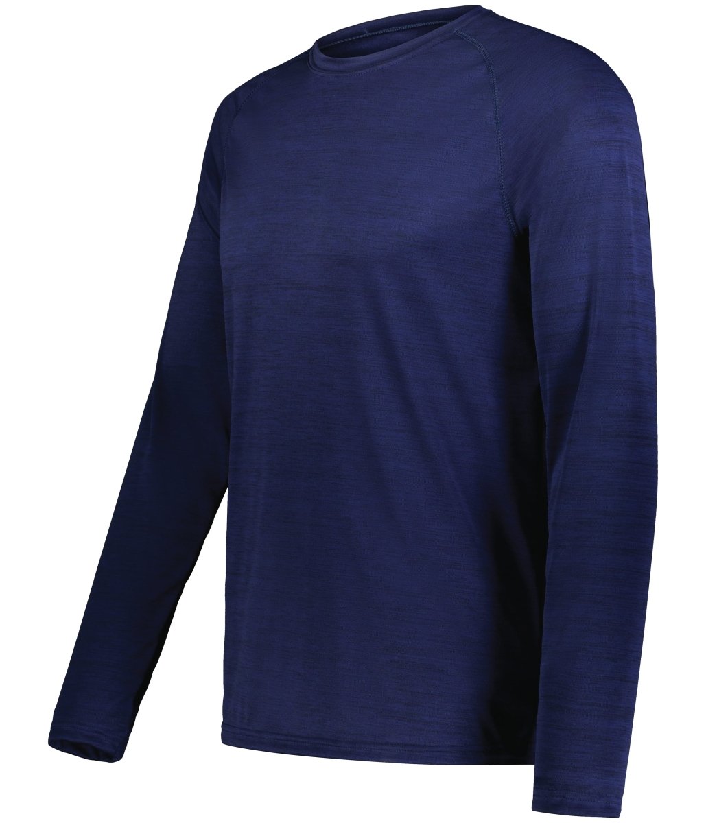 Holloway All - Pro Long Sleeve Tee 222559 NAVY HEATHER S