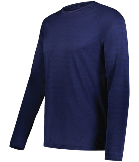 Holloway All - Pro Long Sleeve Tee 222559 NAVY HEATHER S