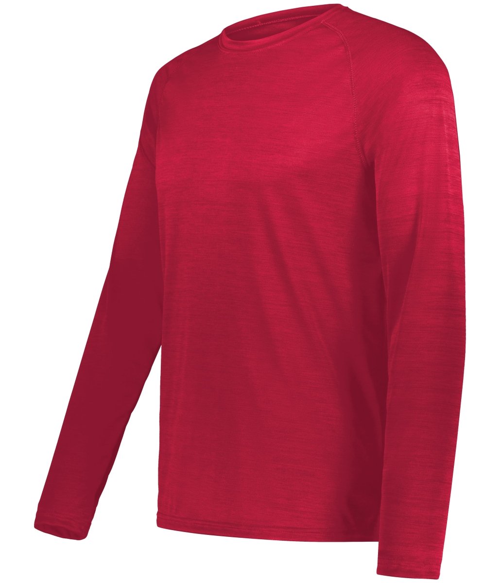 Holloway All - Pro Long Sleeve Tee 222559 SCARLET HEATHER S