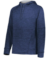Holloway All - Pro Performance Fleece Hoodie 223580 NAVY HEATHER/SILVER S