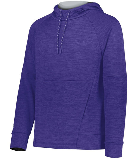 Holloway All - Pro Performance Fleece Hoodie 223580 PURPLE HEATHER/SILVER S