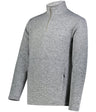 Holloway Alpine Sweater Fleece 1/4 Zip Pullover 223540 GRAPHITE HEATHER S