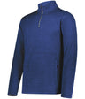 Holloway Alpine Sweater Fleece 1/4 Zip Pullover 223540 NAVY HEATHER S