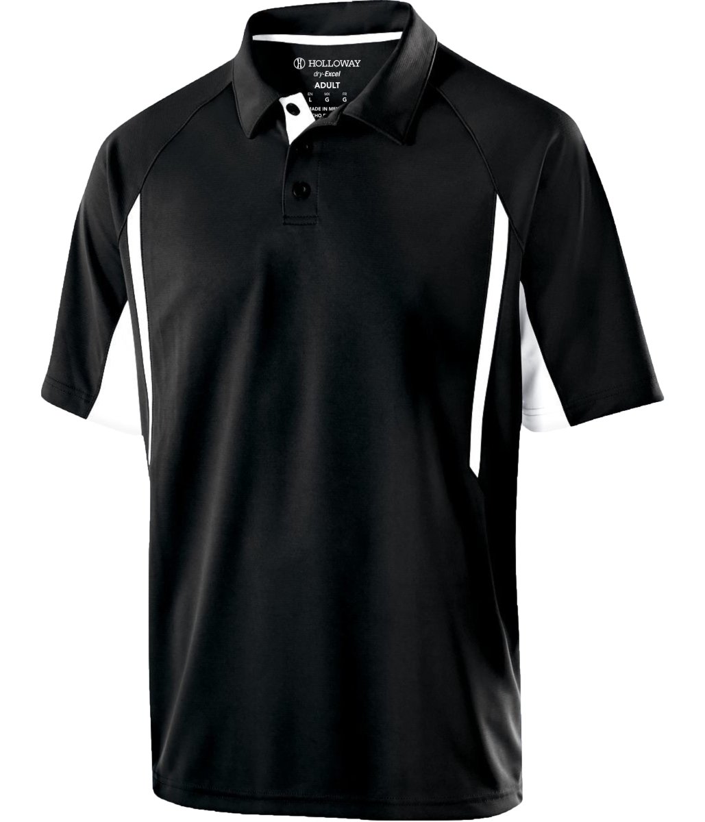 Holloway Avenger Polo 222530 BLACK/WHITE S