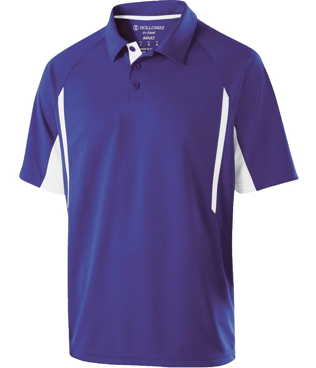 Holloway Avenger Polo 222530 PURPLE/WHITE S