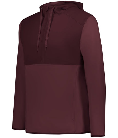Holloway CITY STRETCH HYBRID PULLOVER - Holloway 223534 MAROON/MAROON TONAL S