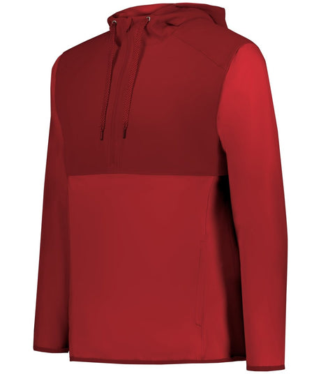 Holloway CITY STRETCH HYBRID PULLOVER - Holloway 223534 SCARLET/SCARLET TONAL S