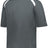 Holloway Clubhouse Short Sleeve Pullover 229581 GRAPHITE/WHITE S