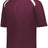 Holloway Clubhouse Short Sleeve Pullover 229581 MAROON/WHITE S