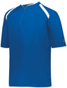 Holloway Clubhouse Short Sleeve Pullover 229581 ROYAL/WHITE S