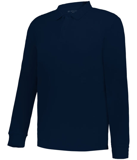 Holloway CORE COTTON LONG SLEEVE POLO 226177 NAVY S