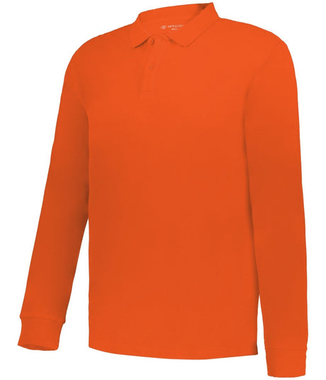 Holloway CORE COTTON LONG SLEEVE POLO 226177 ORANGE S