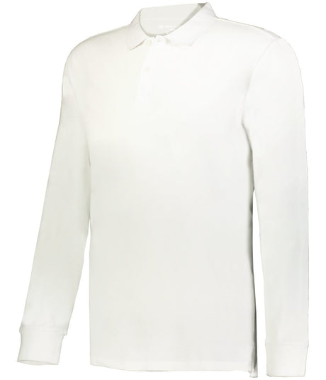 Holloway CORE COTTON LONG SLEEVE POLO 226177 WHITE S